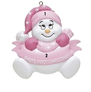 Snow Baby Pink with Words – Santa'Ville