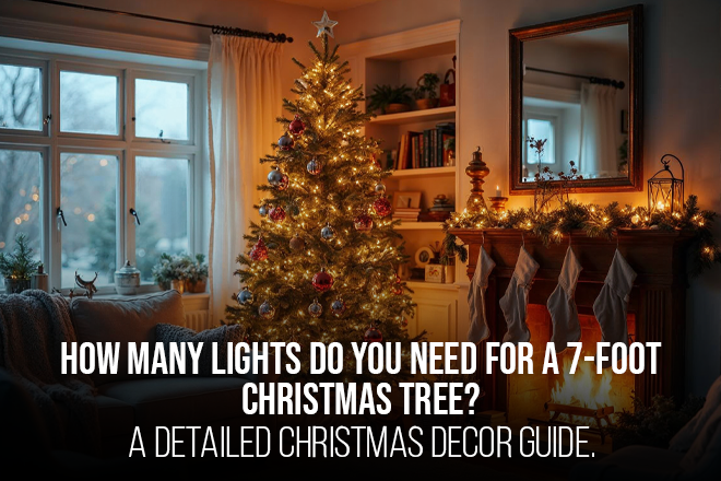 How Many Lights Do You Need For a 7-foot Christmas Tree? A Detailed Christmas Decor Guide. 