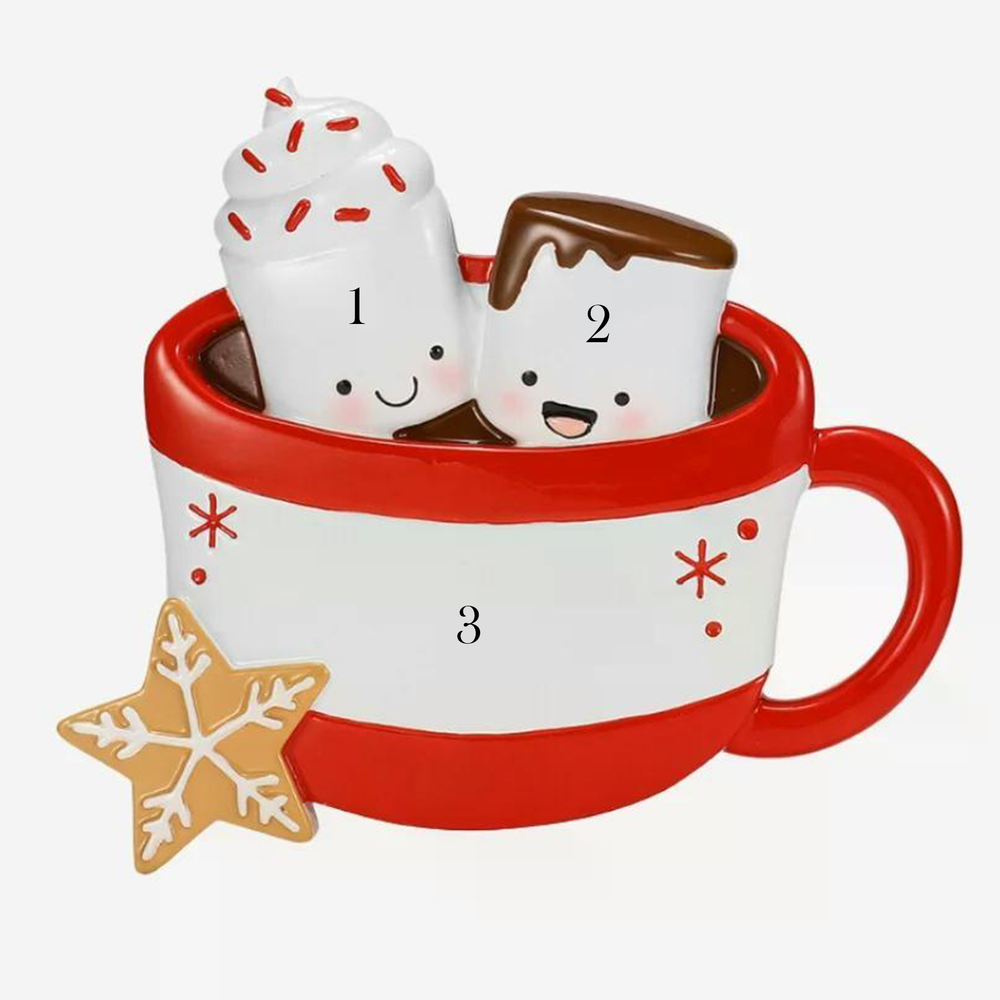 Hot Coco Couple in a festive Mug