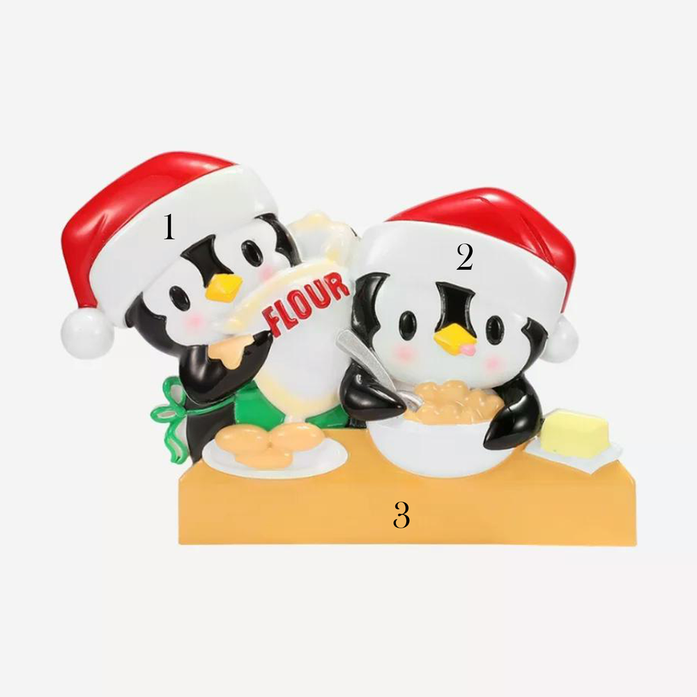 Penguin Couple - Baking