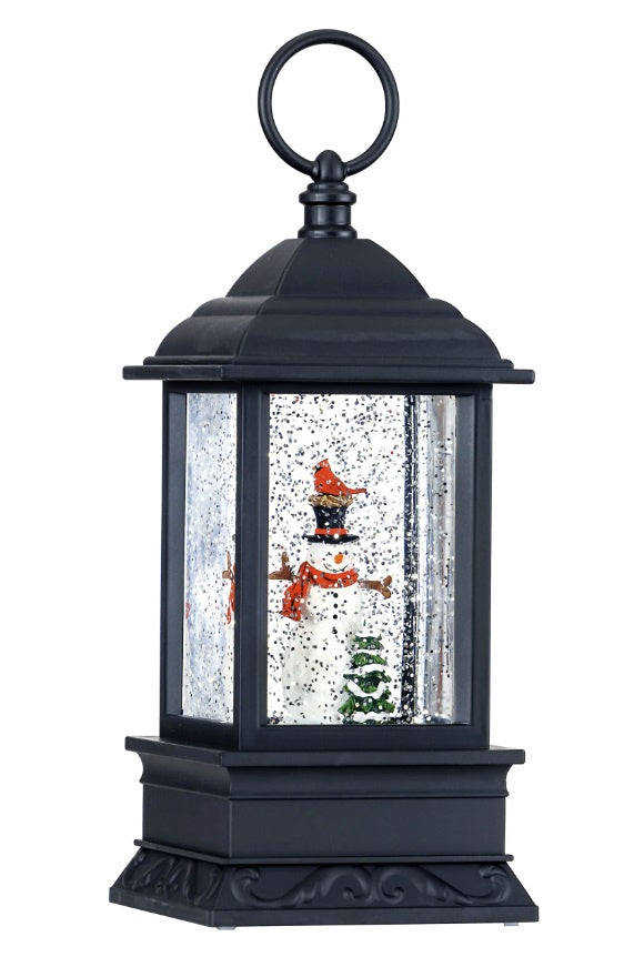 Lantern with Snowman - Musical