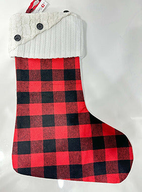 Stocking - Red Plaid