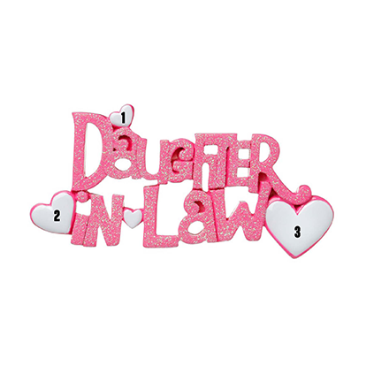 DAUGHTER IN LAW - Pink Glitter (7471025029294)